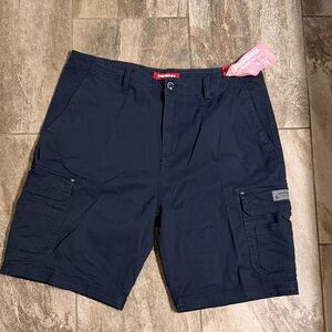 Classic Navy Cargo Shorts for Men